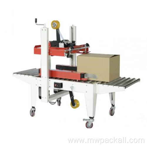 Semi Automatic Adhesive Tape Carton Sealing Machine Case Sealer / Prices For Cup Sealing Machine